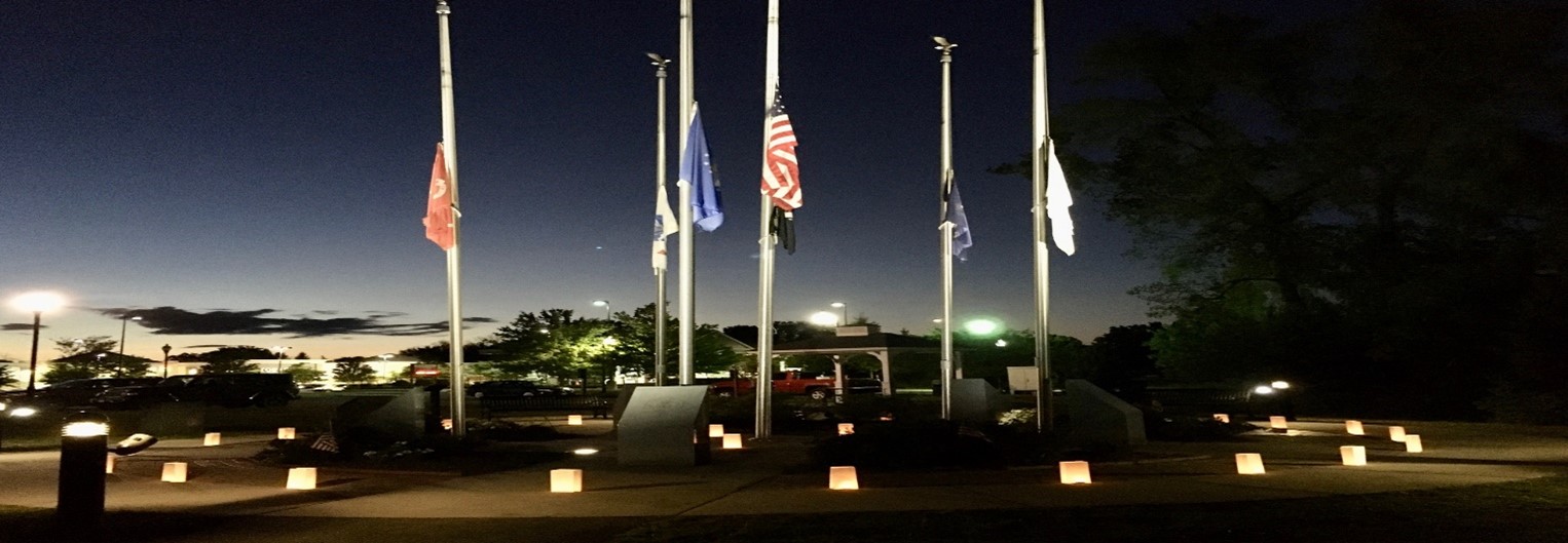 Berlin Lions Honoring Veterans Luminary Display - November 8, 2025